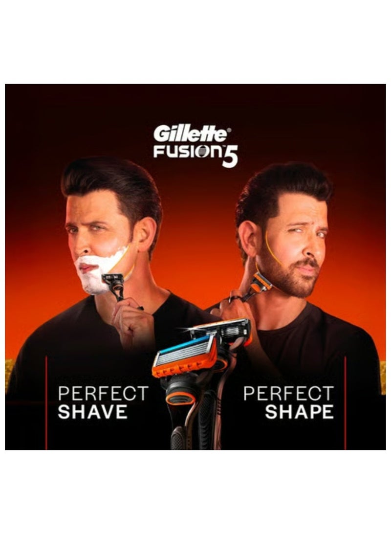 Gillette ProGlide Razor Blades Men, 5 Blade Refills, Precision Trimmer, 4 Count - Image 2